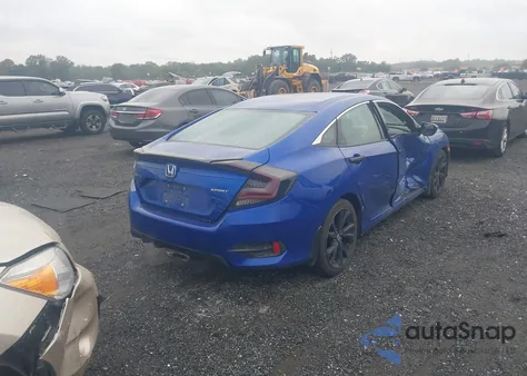 2019 Honda Civic Sport из США, поврежденный, VIN 2HGFC2F84KH575471